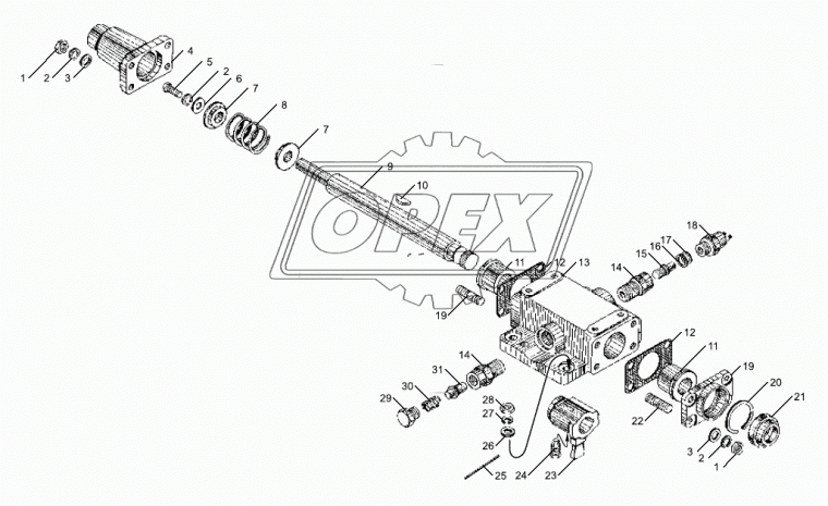 336.1702222-20 Рычаг переключения передач dпос=25 L=76 ЯМЗ